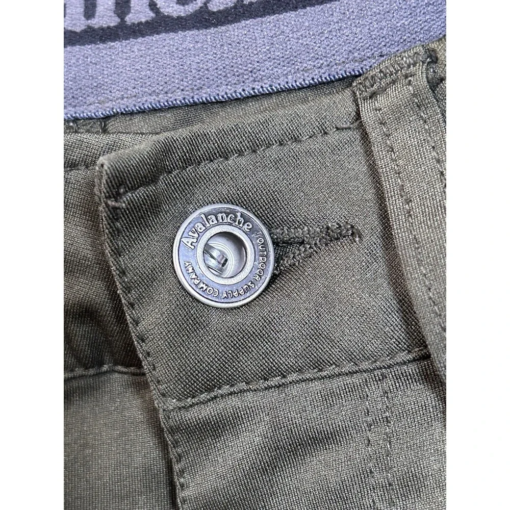 avalanche pants cam701u olive green Traveler Outdoor 34x30 Stretch